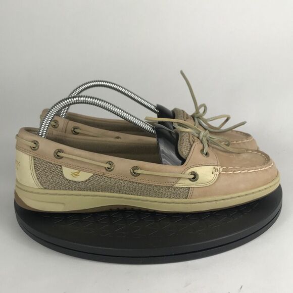 Sperry Top Sider Angelfish Boat Shoes Brown Leather 9102047 Women’s Size 10 - Picture 4 of 12